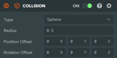 Collision Component (Sphere)