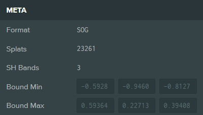 GSplat Asset Inspector