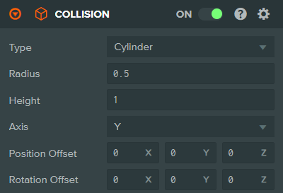 Collision Component (Cylinder)