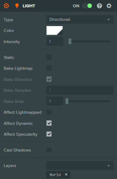 Light Component (Directional)
