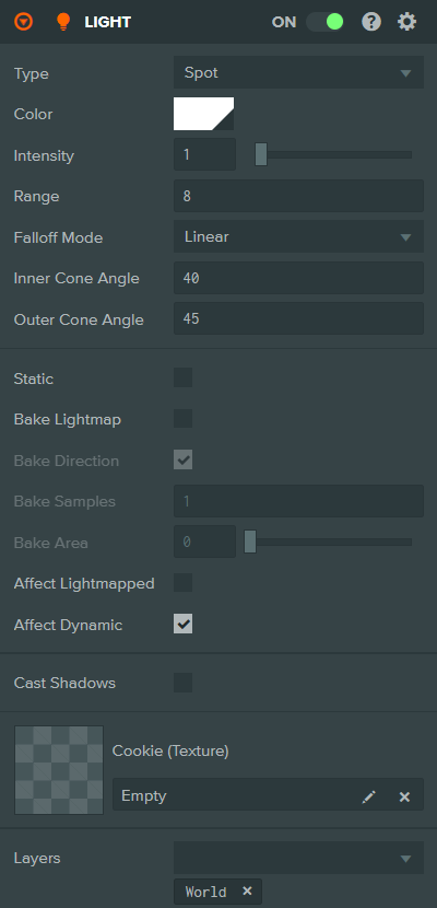 Light Component (Spot)