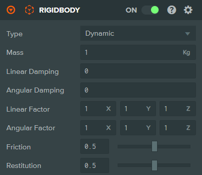 rigidbody component